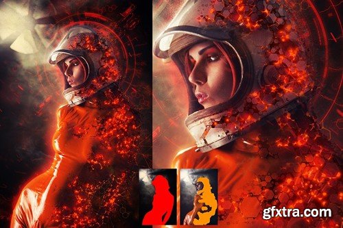 Sci-Fi Photoshop Action G4P4SU