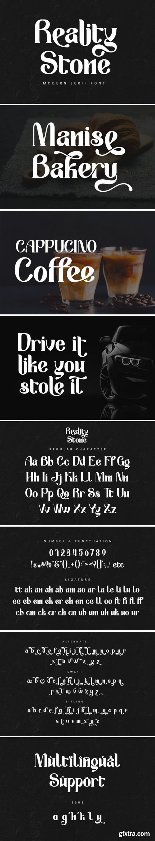 Reality Stone Font