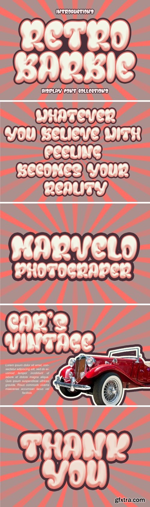 Retro Barbie Font