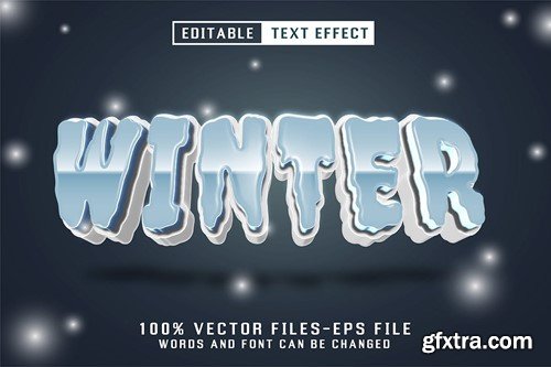 Snow Editable Text Effect 89P38Q3