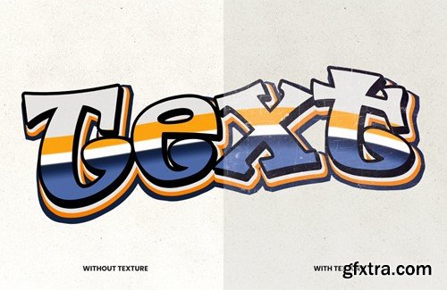 Retro Text Photoshop Effect K7HXNLY