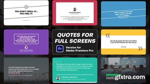 Videohive Quotes for Full Screens 47789112