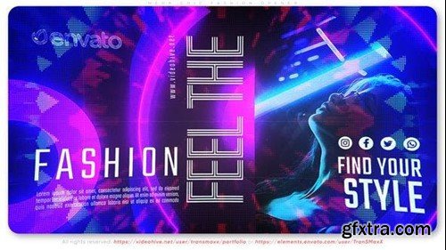 Videohive Neon Chic Fashion Opener 47789108