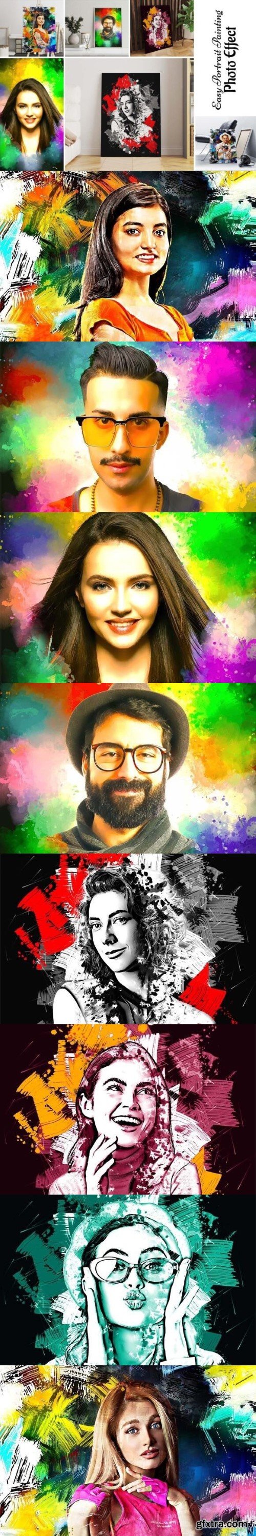 Easy Portrait Painting Photo Effect