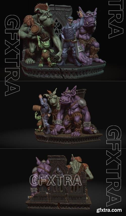 Igthorn, Toadie, Gad and Zook Got the Juice &ndash; 3D Print Model