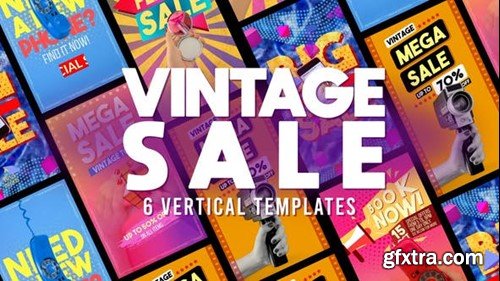 Videohive Vintage Sales Stories 47821724