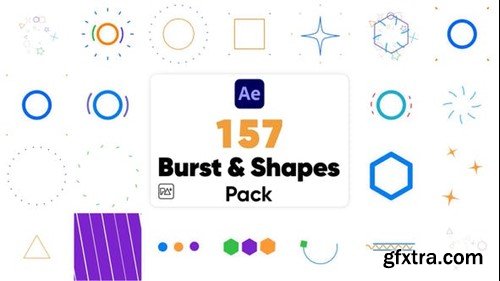 Videohive Burst and Shapes Pack For After Effects 47809411