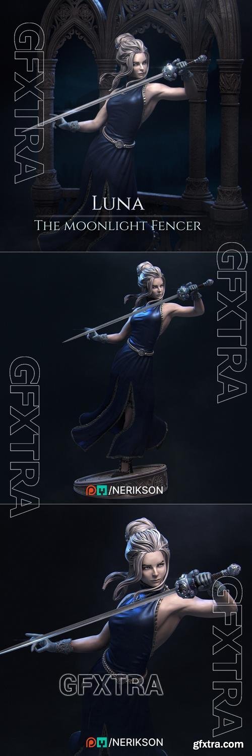 Nerikson - Luna The Moonlight Fencer &ndash; 3D Print Model