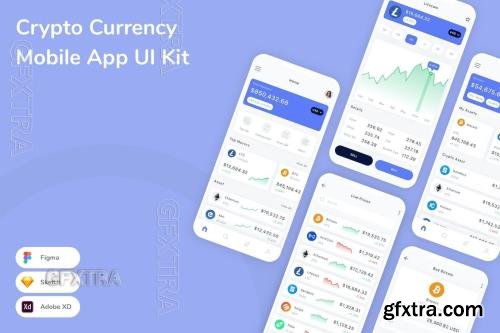 Crypto Currency Mobile App UI Kit 2JYAEGA