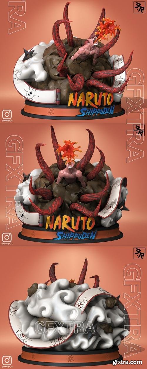 Kurama Kyuubi 8 Tails Naruto &ndash; 3D Print Model