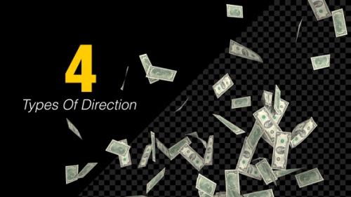 Videohive - Flying 2 Dollars Pack - 47738505 - 47738505