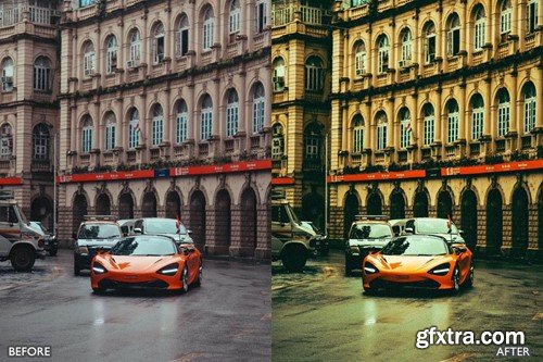 Moody Orange Urban Street Cinematic LR Presets 3HMFNFS