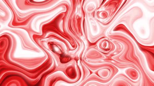 Videohive - Abstract background with bubbles . Animated liquid pattern waves surface motion background - 47738883 - 47738883