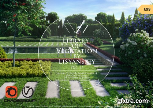 Behance &ndash; Library of Vegetation by Lisyanskiy Vol.01