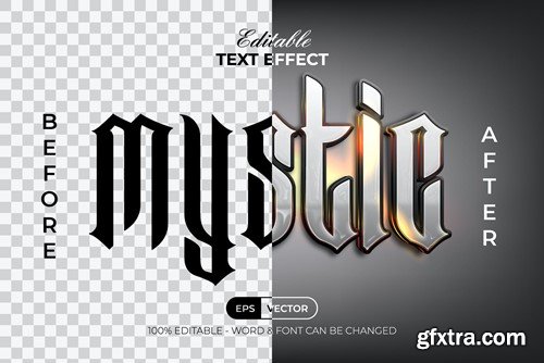 Mystic Editable Text Effect Style E5KDSAW