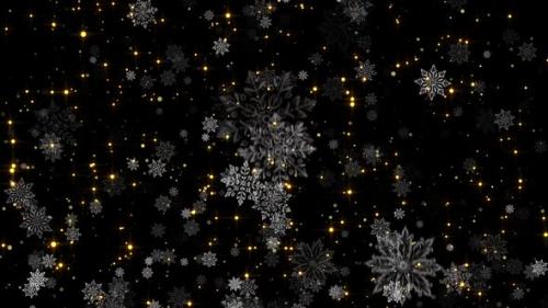 Videohive - Snowflakes Overlay - 47784210 - 47784210