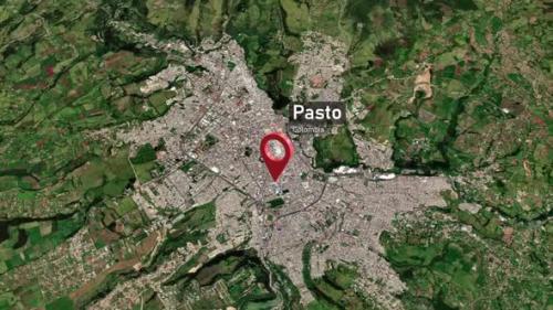 Videohive - Pasto City Map Zoom (Colombia) from Space to Earth - 47784255 - 47784255