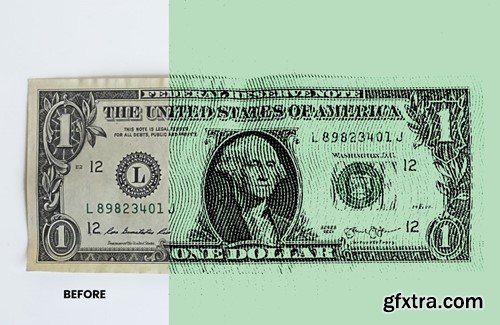 Dollar & Banknote Photoshop Effect P7LMARB