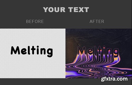 Melting Editable Text Effect RBHNNCY