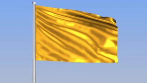 Videohive - Golden Flag Loop - 47784306 - 47784306