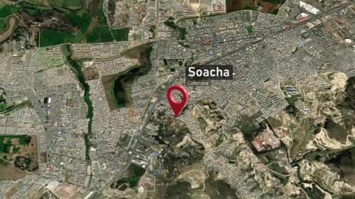 Videohive - Soacha City Map Zoom (Colombia) from Space to Earth - 47784353 - 47784353