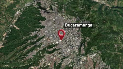 Videohive - Bucaramanga City Map Zoom (Colombia) from Space to Earth - 47784355 - 47784355