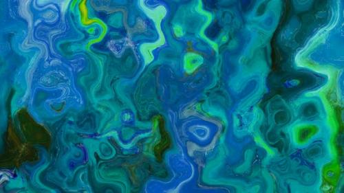 Videohive - Abstract wavy background, movement liquid wave abstract background. Vd2608 - 47760370 - 47760370