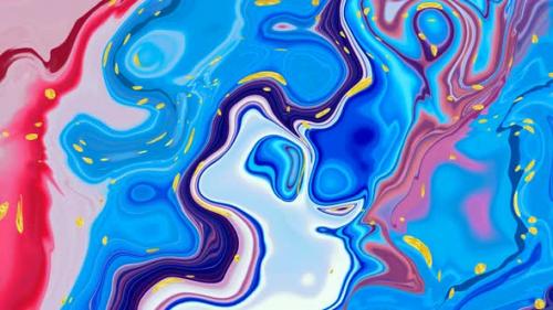 Videohive - Abstract liquid background . colorful wavy motion background. Vd2577 - 47760385 - 47760385