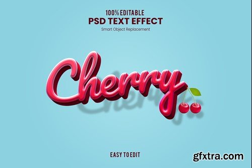 Cherry - Fun and Smooth 3D Text Effect QPJBDME