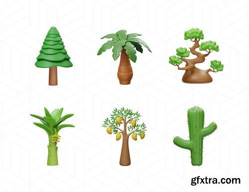 Tree And Plant 3D Icon ZK8TLAQ