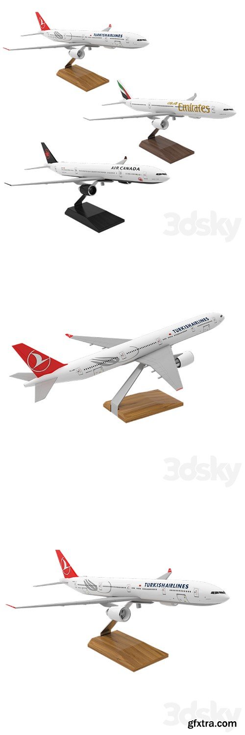 Plane Desktop Models (Boeing 777)