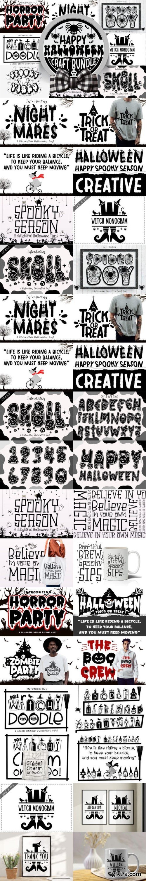 Happy Halloween Bundle Font