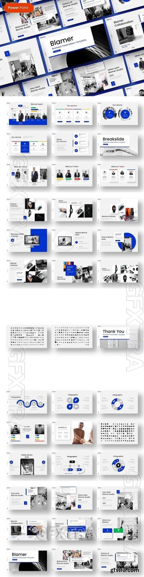 Blamer - Business PowerPoint Template UM9DJ2S