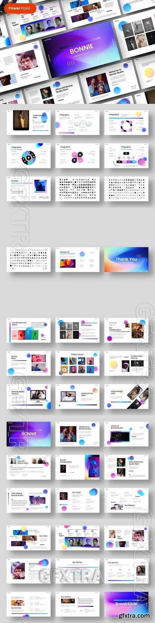 Bonnie - Business PowerPoint Template R3RTZCZ