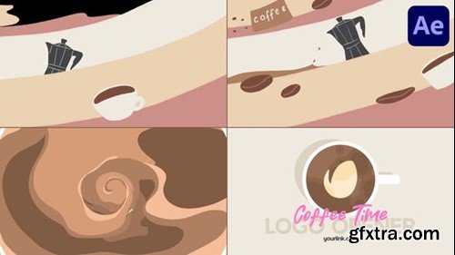 Videohive Coffee Shop Quick Logo Opener for After Effects 47853081