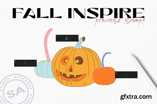 Fall Inspire Procreate Stamp 4C5KWL8