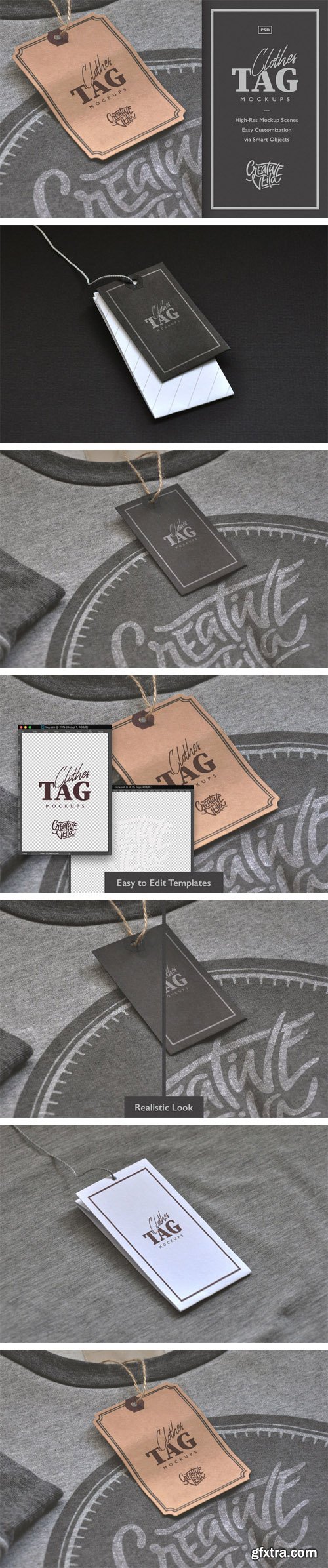 Clothes Tags PSD Mockups Templates [Re-Up]