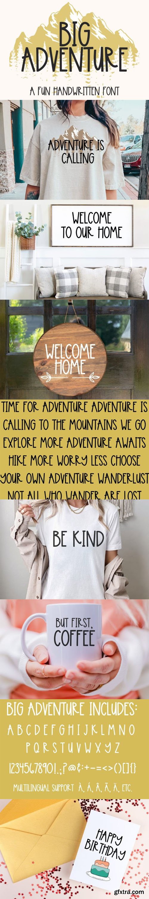 Big Adventure Handwritten Font