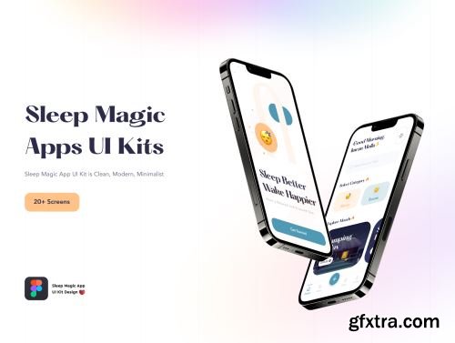 Sleep Magic App UI Kit Ui8.net