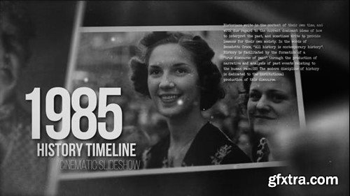 Videohive History Timeline Slideshow - Pictures from the Past 47879642