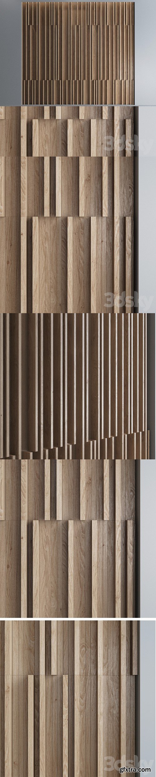 Wooden wall panel