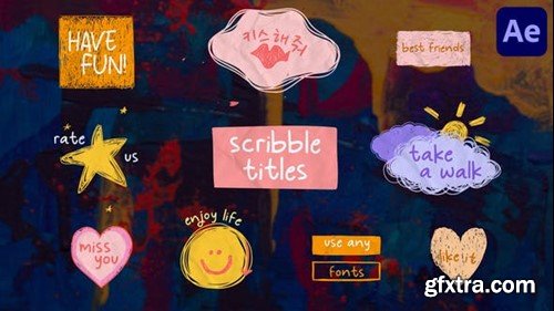 Videohive Scribble Lyric Titles for After Effects 47888698