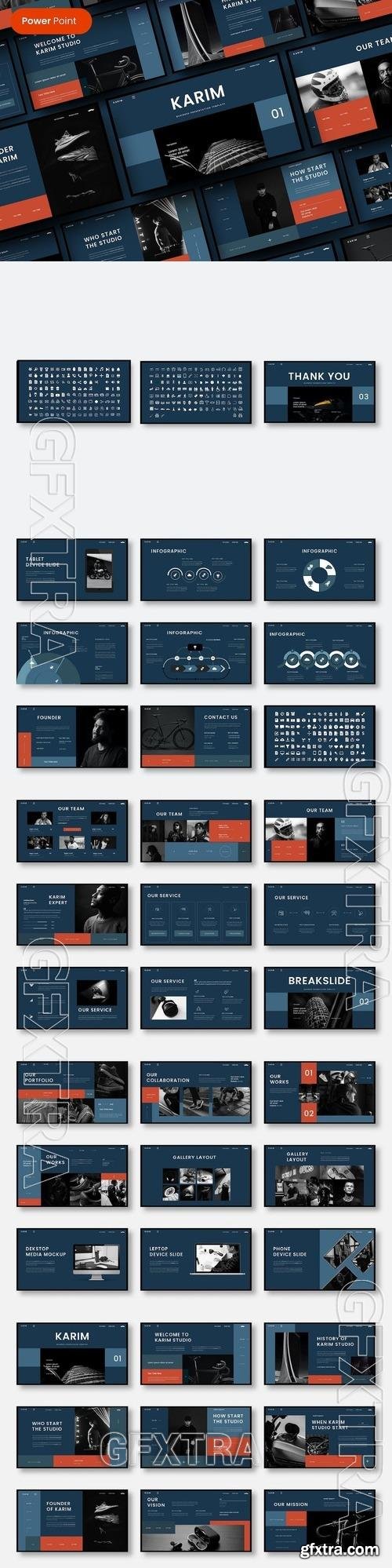 Karim - Business PowerPoint Template 8LRVKWB