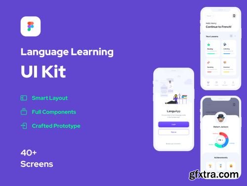 Language Learning App Ui8.net