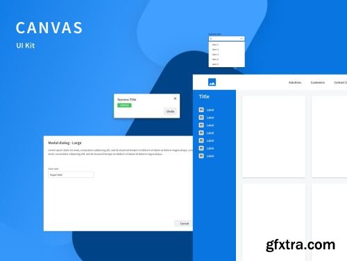 Canvas UI Kit Ui8.net