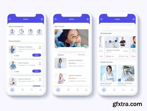 Civan - Find Doctor App UI Kit Ui8.net