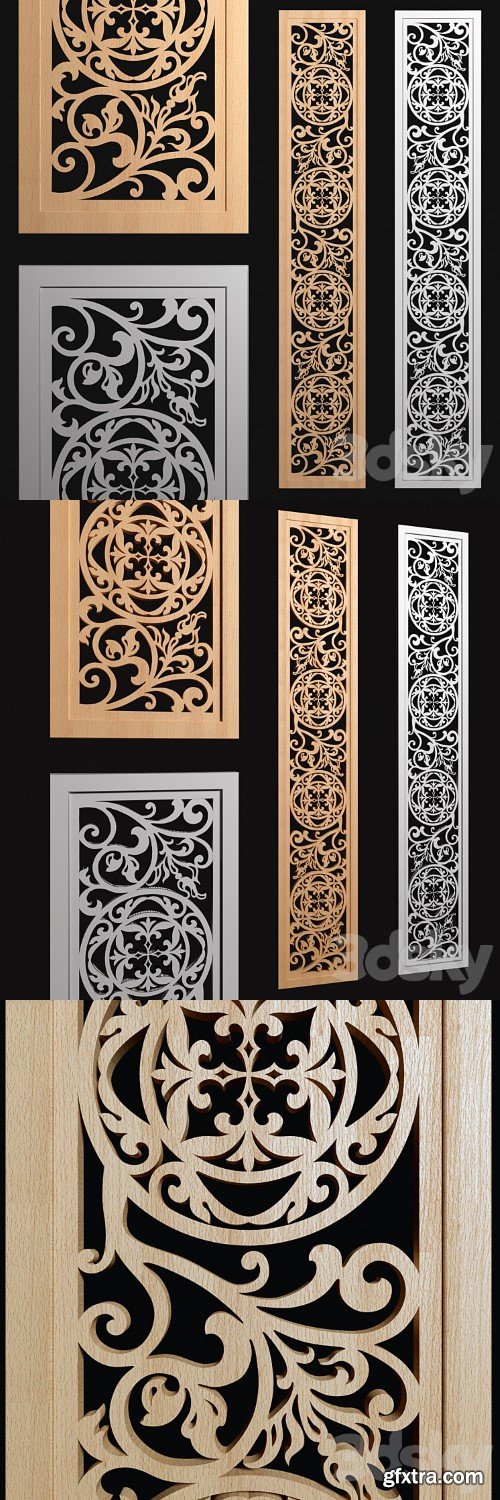 decorative panel-partition №3