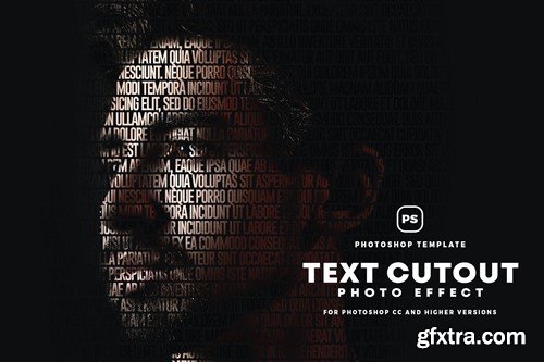 Text Cutout Photo Effect FW6KMXK