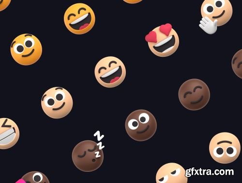 Smilies: 3D Emoji Pack Ui8.net