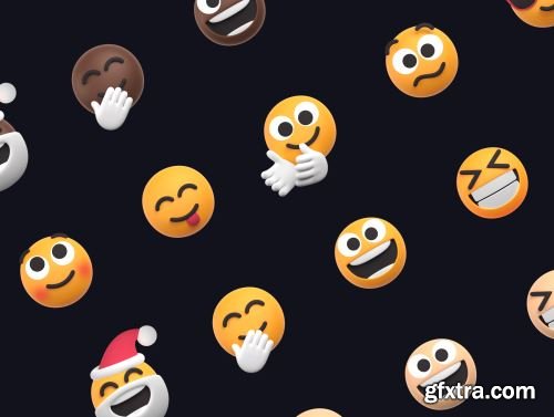 Smilies: 3D Emoji Pack Ui8.net